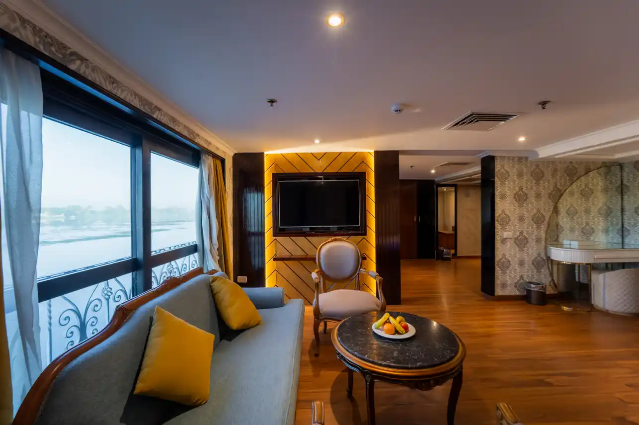 Cabin aboard the City and Sea Adonis Nile Cruise Nile cruise